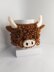 Crochet Highland Cow Mug Cosy