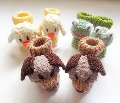 Animal Baby Booties b