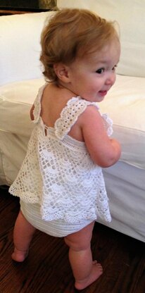 Baby Girl Sundress Onesie Crochet pattern by Margaret Whisnant LoveCrafts