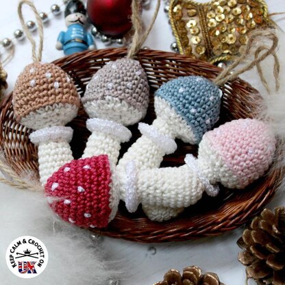 Mushroom Hanging Ornament