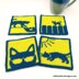Cats in Summer Coasters
