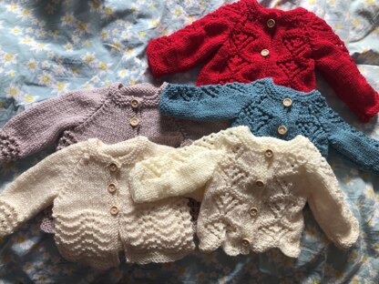 More baby cardigans