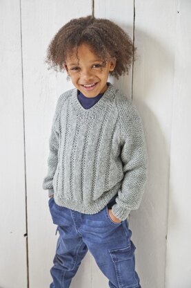 King Cole Pattern in Simply Denim DK - Children P6155 - Leaflet