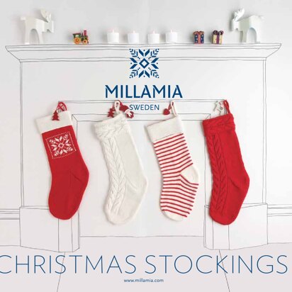 Christmas Stockings - Free Knitting Pattern For Christmas in MillaMia Naturally Soft Merino