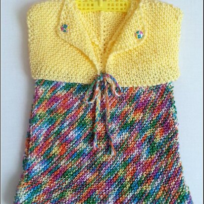 Toddler's Dress & Bolero (allsquareknits)