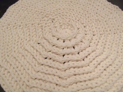 Spiral Circular Rug Bath Mat