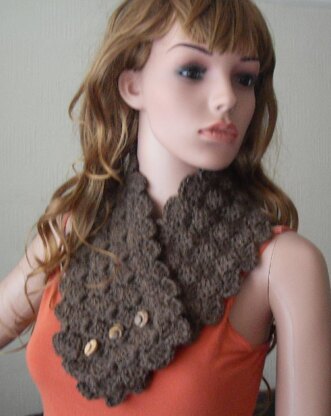 Lumpy Bumpy Neckwarmer / Scarf Crochet Pattern