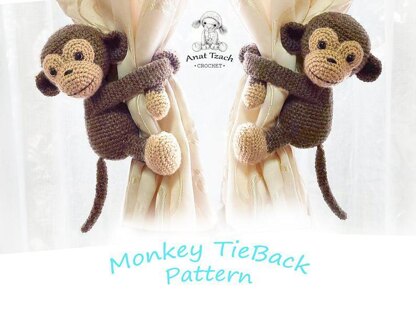 Monkey Curtain Tie back