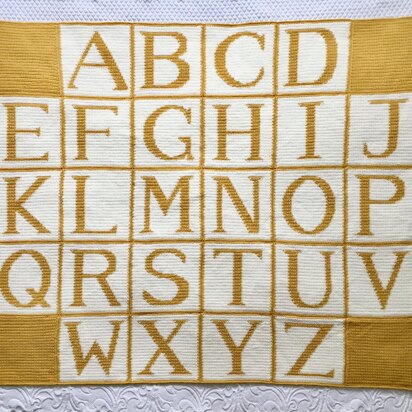 Alphabet Blanket