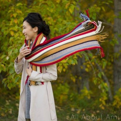 Rustic Canyon Crochet Scarf