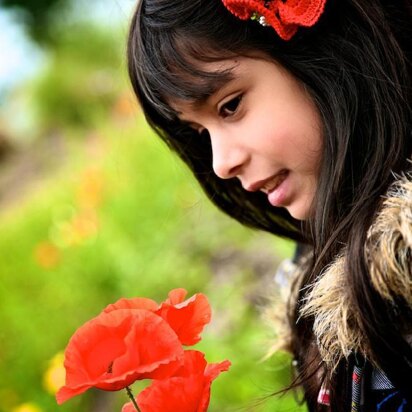 Garden Party. POPPY Pin Headband