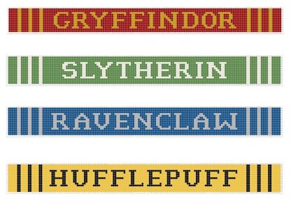 Harry Potter C2C Scarf Gryffindor, Slytherin etc
