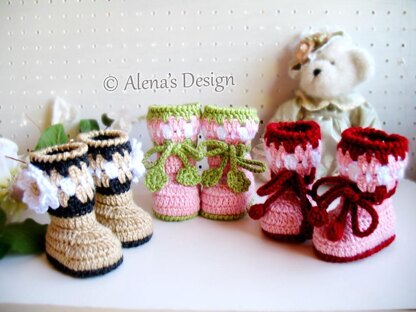 Blossom Baby Booties