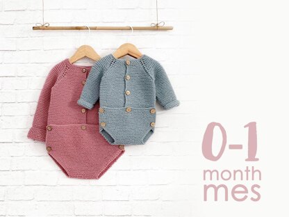 0-1 months - MUSGO Baby Romper