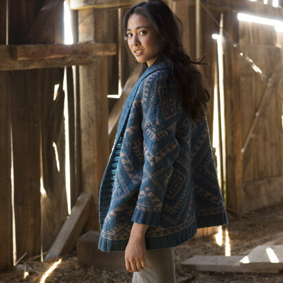 Arrowhead Cardigan in Imperial Yarn Columbia - PC21 - Downloadable PDF