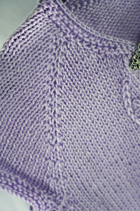 Purple Aster Cardi in Cascade Yarns North Shore - DK570 - Downloadable PDF