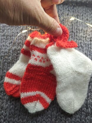 Christmas mini stocking