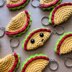 Amigurumi Taco Keychain Catnip Toy