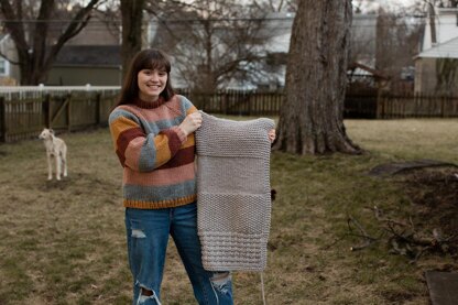 Learn to Knit Blanket