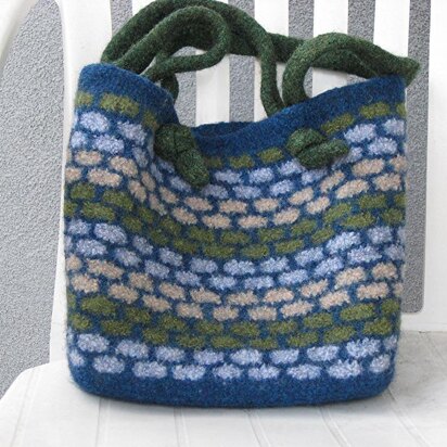 Felted Slip Stitch Tote