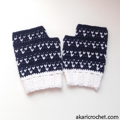 THREE HEARTS mitts_ M59