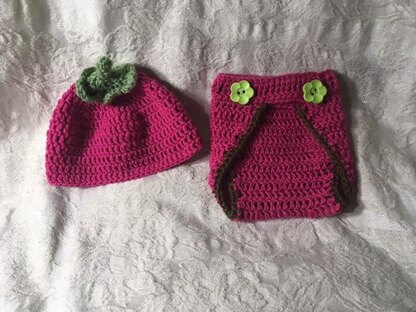 Strawberry Baby Outfit