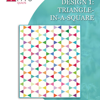 Riley Blake Triangle-In-A-Square Quilt 1 - Downloadable PDF