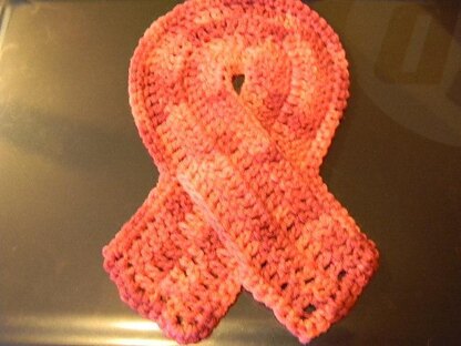 Cancer Ribbon Dishcloth