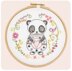 Un Chat Dans L'Aiguille Sacha the Panda Contemporary Embroidery Kit - Multi