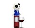 Boy Cat Wine Bottle Topper