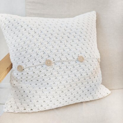 Modern Shell Stitch Pillow