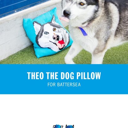 Theo the Dog Pillow for Battersea