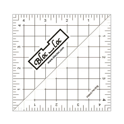 Bloc Loc Half Triangle Ruler 4.5"