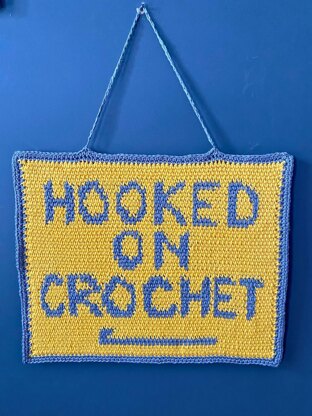 "Hooked" Wall Hanging