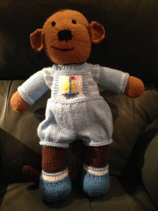 Knitables monkey plus dungarees