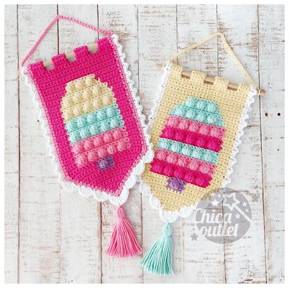 Icecream Popit wall hanging