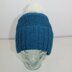 4 Ply Unisex Textured Bobble Beanie Hat CIRCULAR