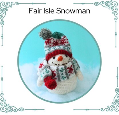 Fair Isle Snowman