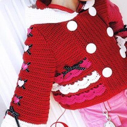Valentine Crocheted Jacket