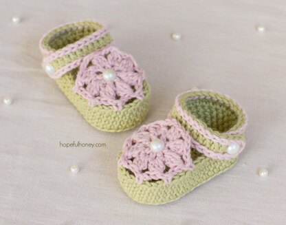 Ice Cream Swirl Baby Booties