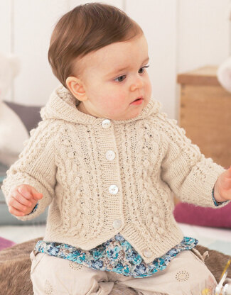 Girl's Cardigans in Sirdar Snuggly DK 50g - 1477 - Downloadable PDF