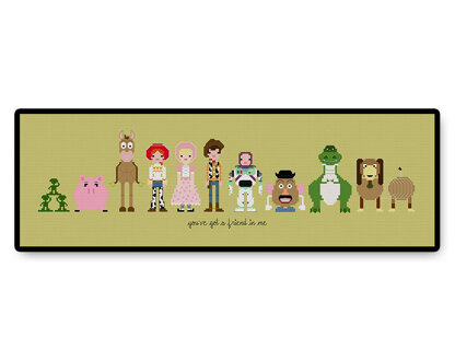 Toy Story - PDF Cross Stitch Pattern