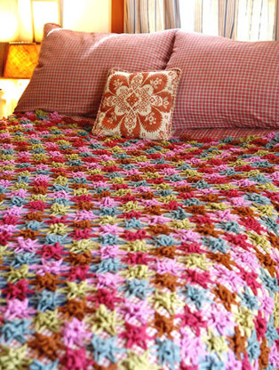 Cyanne Coverlet in Berroco Comfort DK