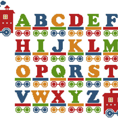 Train Alphabet - #13668-JP