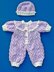 P69 V-Stitch Jumpsuit and Hat