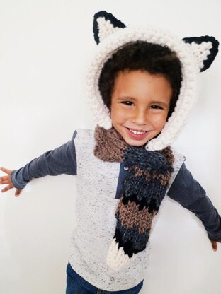 Finley the Fox Hooded Scarf