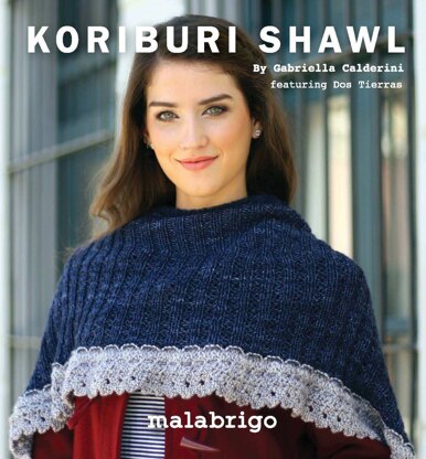 Koriburi Shawl in Malabrigo Dos Tierras - Downloadable PDF