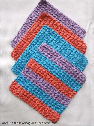 Crunch Stitch Dish Cloth