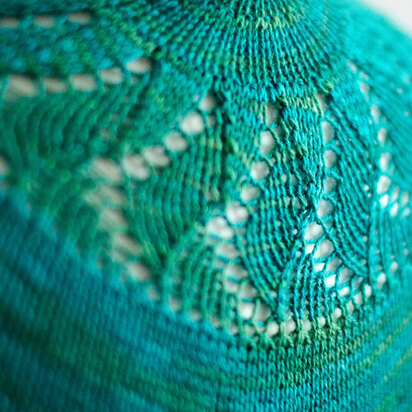 Rushing Tide Shawl in SweetGeorgia Cashluxe Fine - Downloadable PDF