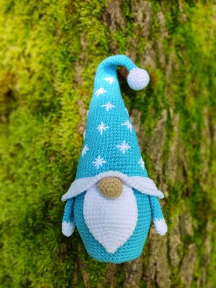 Christmas gnome_blue